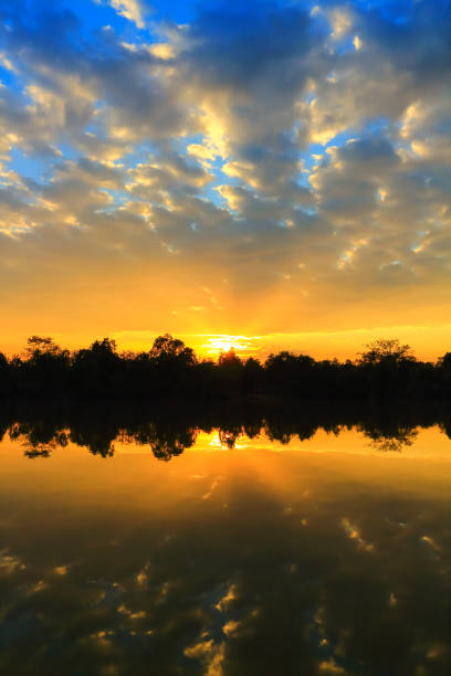 istock Beautiful atmosphere sky at sunset. 639336234