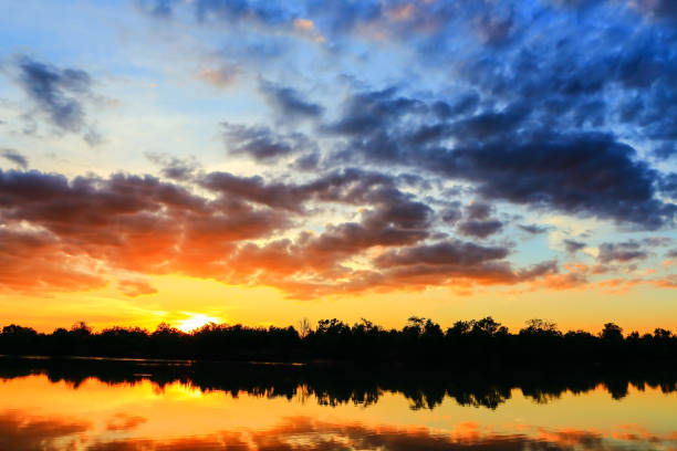 istock Beautiful atmosphere sky at sunset. 639336310