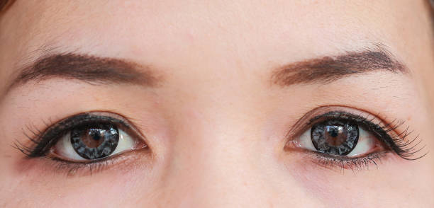 istock Closeup woman eyes. 639336510