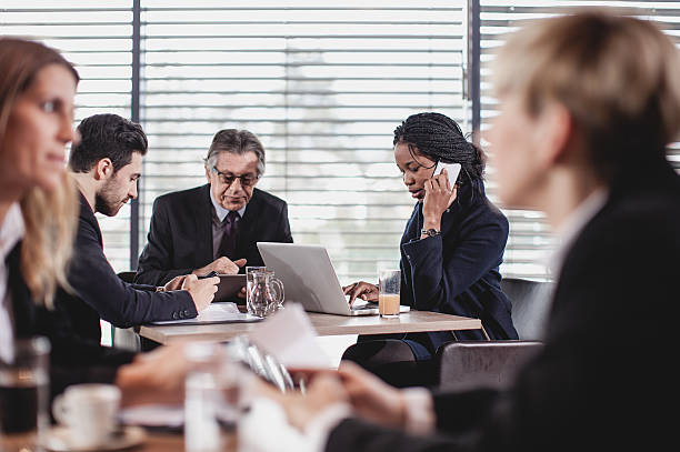 istock Business People at the Cafe Restaurant 639340452