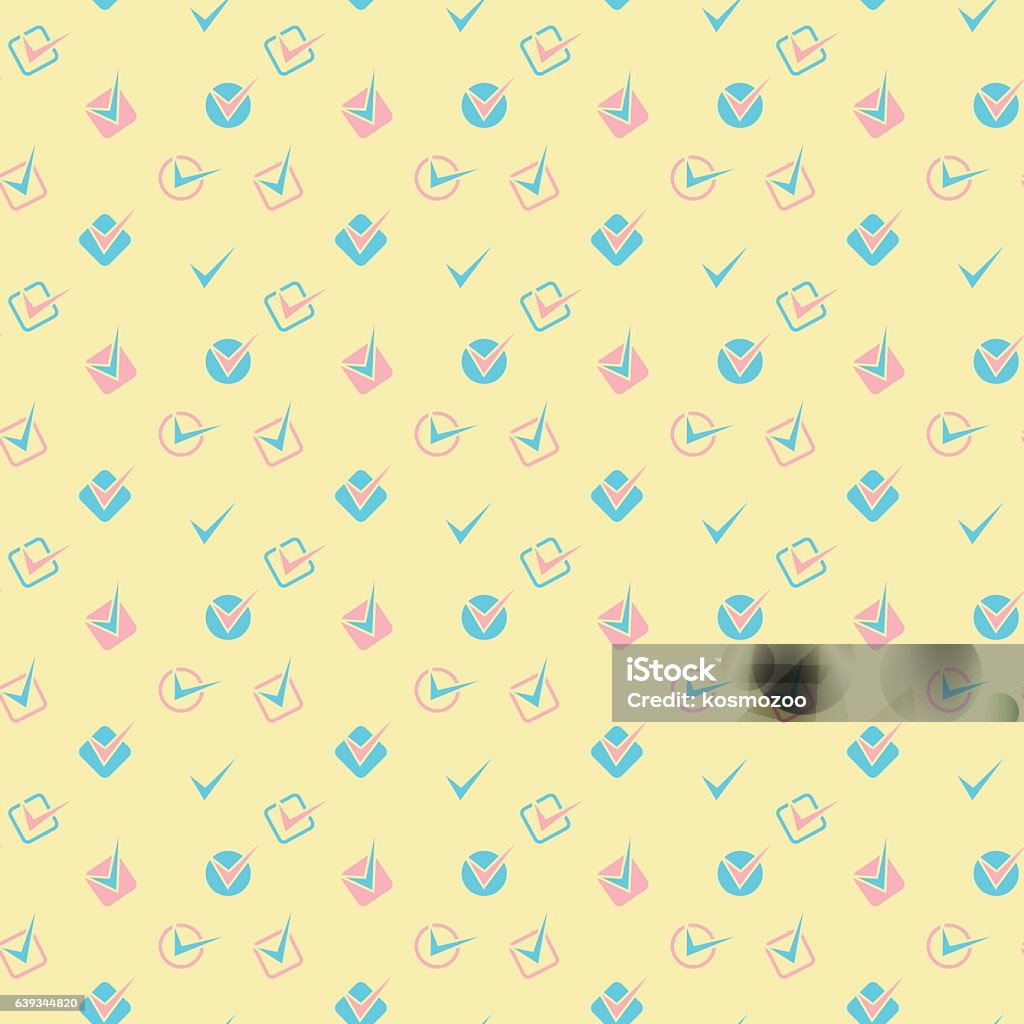 Check Mark Pattern Background Check Mark Background Stock Illustration - Download Image Now - Pattern ...