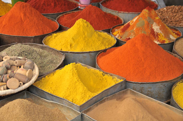 istock Spices in a Moroccan market 639356390