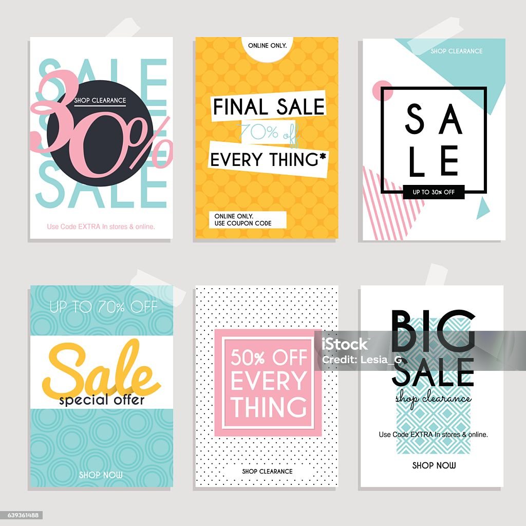 Sale website banners web template collection. Sale website banners web template collection. Can be used for mobile website banners, web design, posters, email and newsletter designs. Sale stock vector