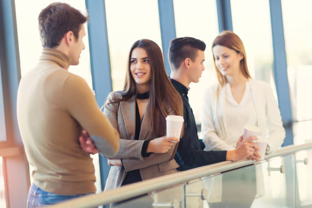istock Informal business conversations 639364546