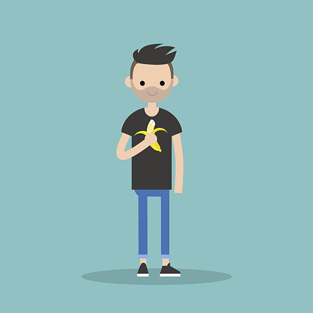 Young Bearded Man Eating Banana Stock Illustration - Download Image Now - Food, Adult, Adults Only - iStock Young Bearded Man Eating Banana Stock Illustration - Download Image Now - Food, Adult, Adults Only - iStock