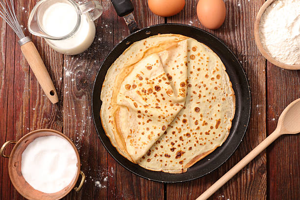crepe with ingredient crepe with ingredient crepe stock pictures, royalty-free photos & images
