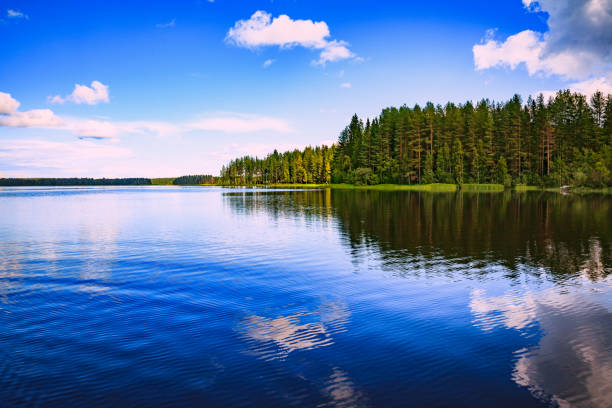 istock Finland lake landscape at summer 639374830