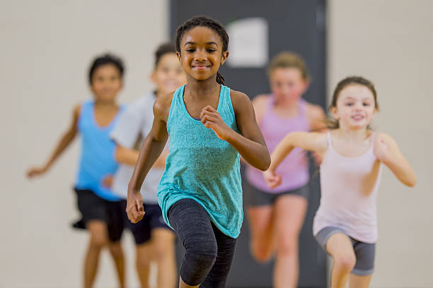 istock Children Running in Gym 639376818