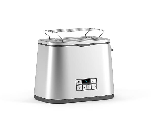 istock Stainless Toaster Isolated on White Background 639377116