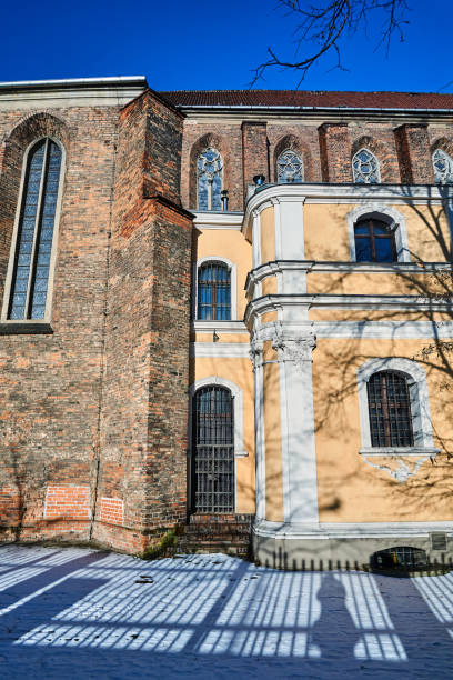 Baroque chapel built onto the Gothic nave of the church in Poznan