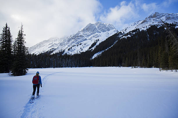istock Canada Snow Shoe Girl 639379332