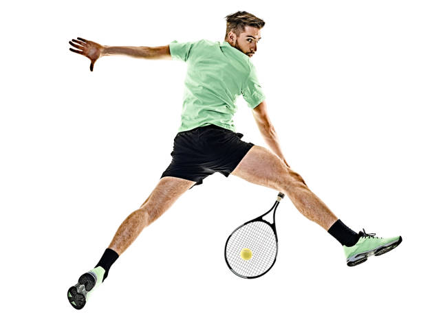 istock tennis player man isolated 639386370