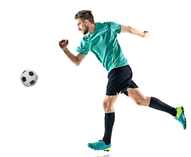 istock soccer player man running isolated 639387076