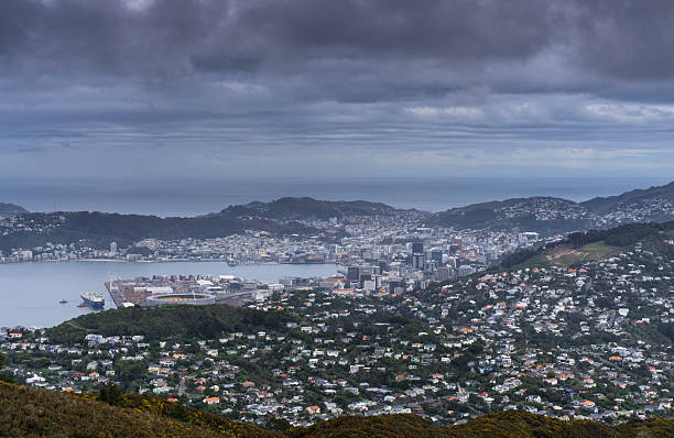 istock Wellington from Mount Kaukau on Overcast Day 639399944