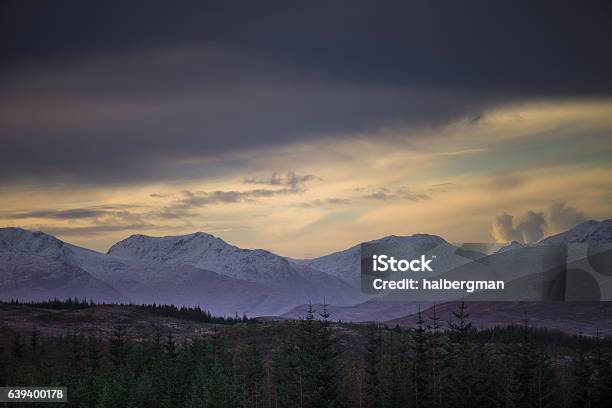 Cold Day In The Great Glen Scottish Highlands Stock Photo - Download Image Now - Beauty In Nature, Cloud - Sky, Cold Temperature