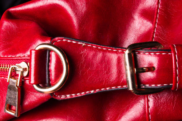 istock fittings on the leather hand bag 639401604