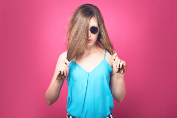 istock Girl in sunglasses 639403744
