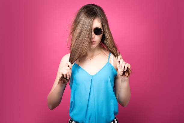 istock Girl in sunglasses 639403892