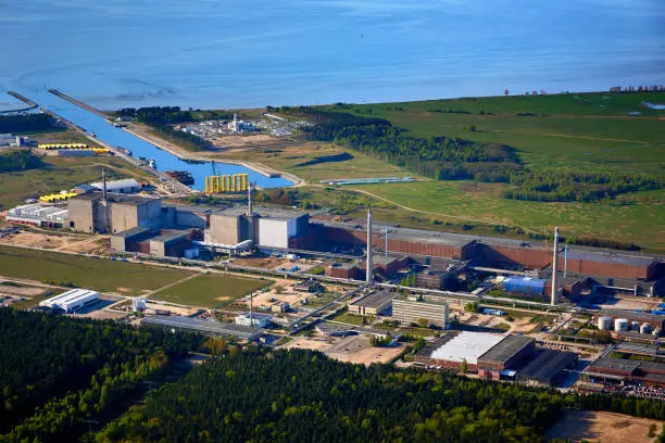 nuclear power station near baltic sea