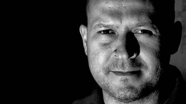 istock Man Portrait Black and White 639408934