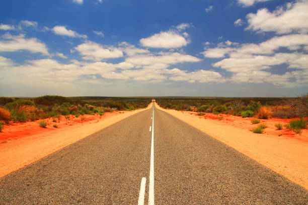 istock Endless Australian road across the outback 639409690