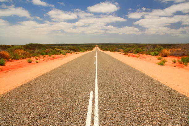 istock Endless Australian road across the outback 639409914