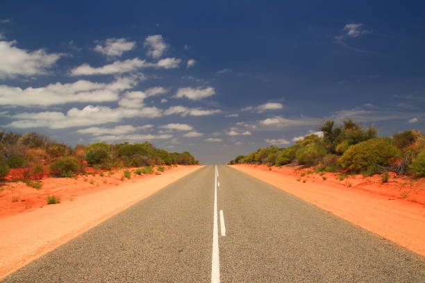 istock Endless Australian road across the outback 639410036