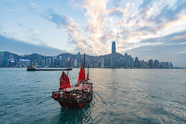 istock Boat of Hong Kong 639411142
