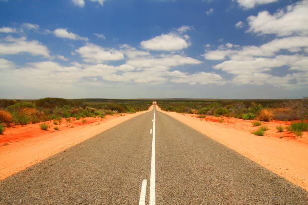 istock Endless Australian road across the outback 639411278