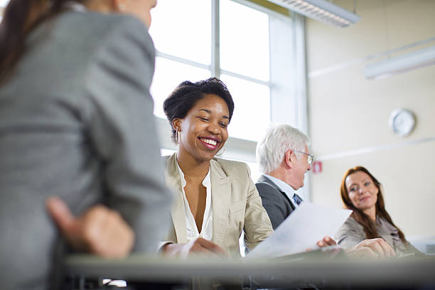 istock Business people at meeting 639412502
