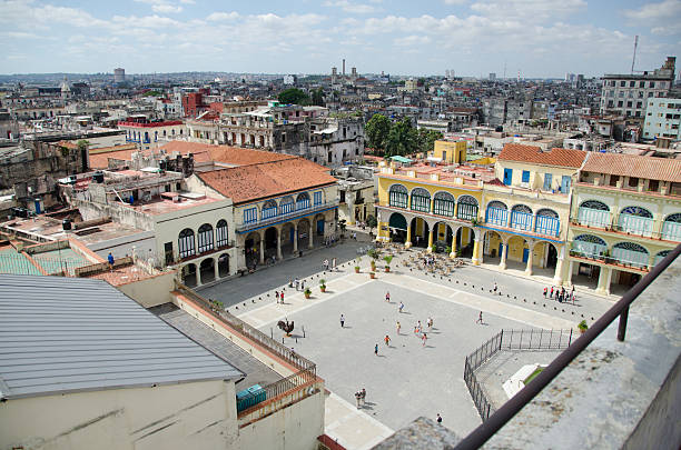 Havana Old Square stock photo