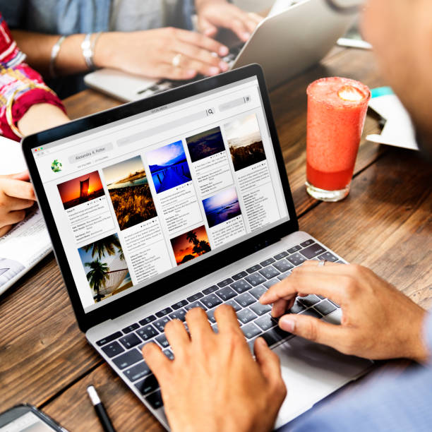 istock Surfing Internet Blog Chat Communication Concept 639419866