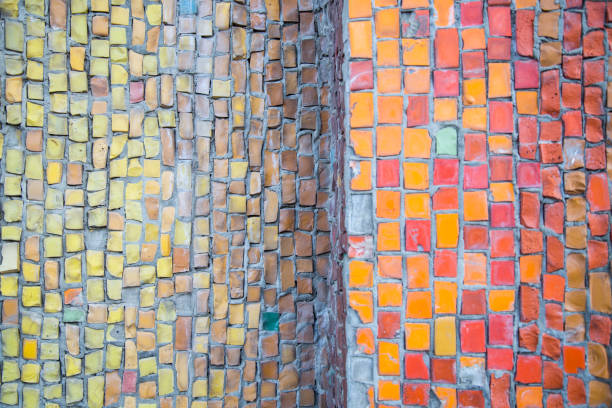 istock Mosaic tile background. Mosaic decoration in different colors 639419934