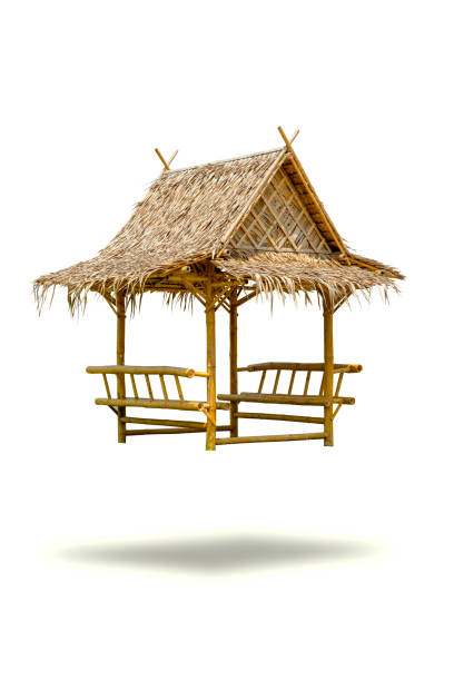 istock Bamboo Cottage Thailand isolated Style 639422284