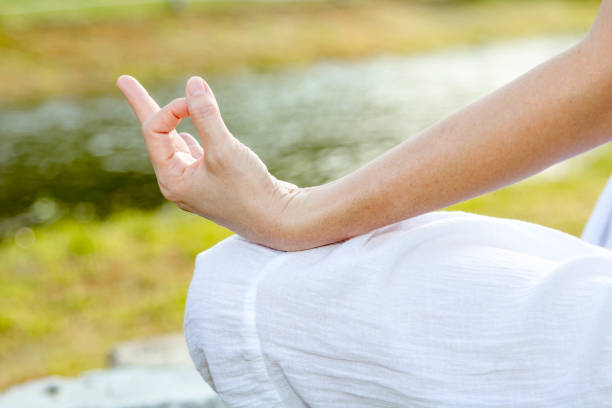 istock woman meditating 639425460