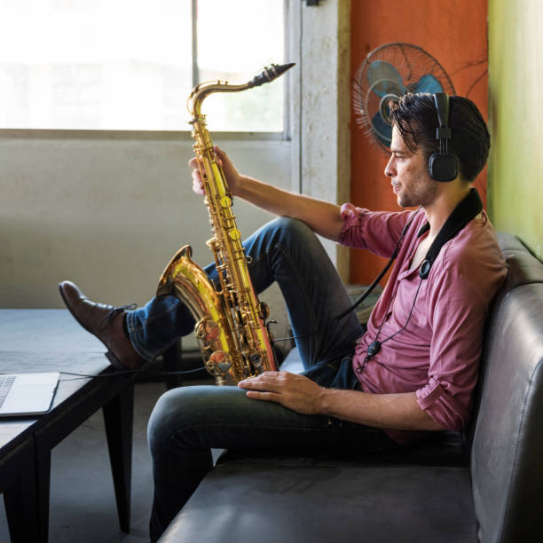 istock Saxophone Symphony Musician Jazz Instrument Concept 639426326