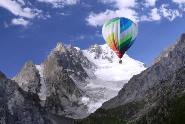 istock balloon aerostat over the mountains 639428416