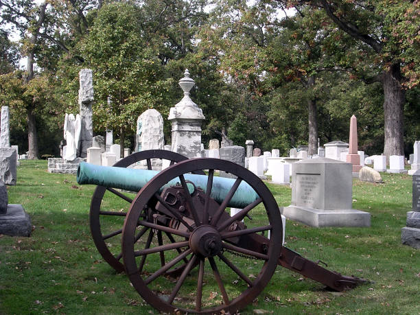 istock Arlington Cemetery Cannon Headstone 2004 639429410