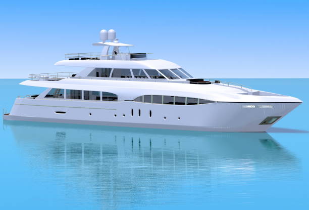 istock White pleasure yacht 639433536