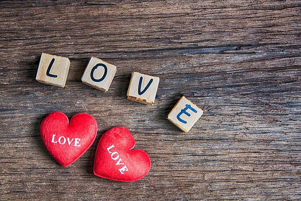 istock Heart with wooden alphabet 639433586