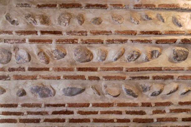 istock Texture of brick and stone wall 639433840