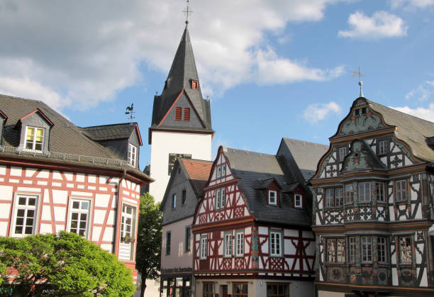 istock Market place in Idstein 639436126