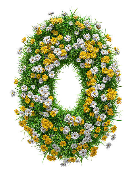 istock Round natural frame with grass and flowers 639440160