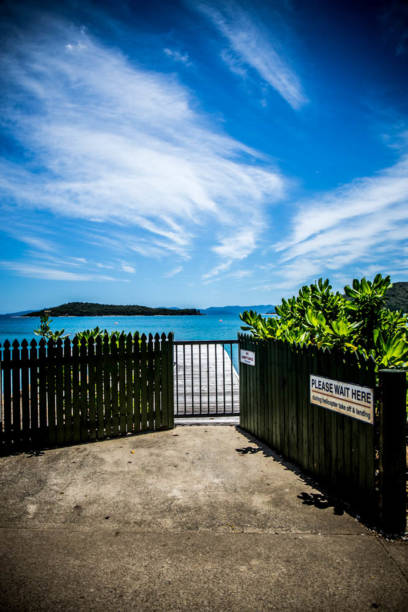 istock Gateway to a helipad. 639440286