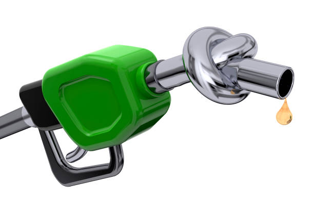 istock Fuel pump with a knot - 3D 639446228