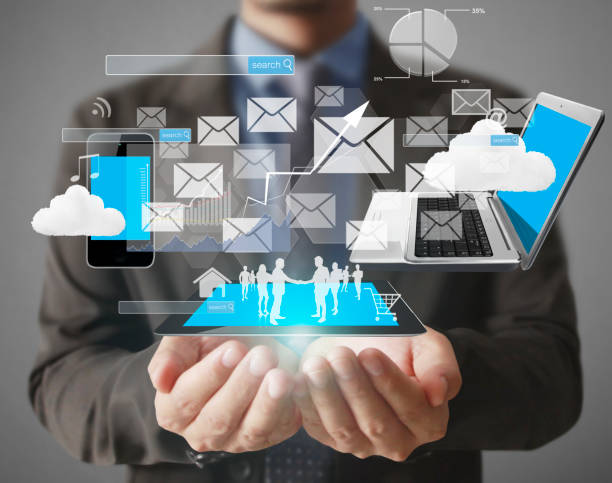 istock Technology in  hands of businessmen 639447888
