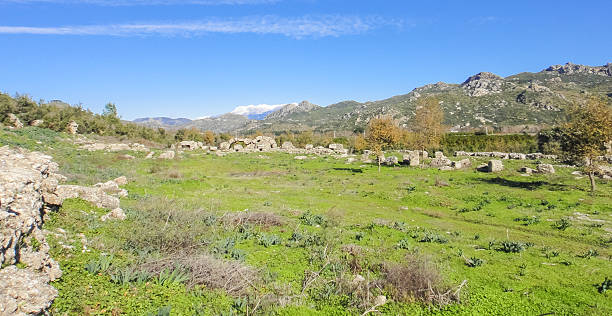 istock Aspendos (Aspendus) ruins in Turkey 639448154