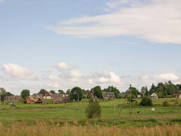 istock Summer In A Village 639448642