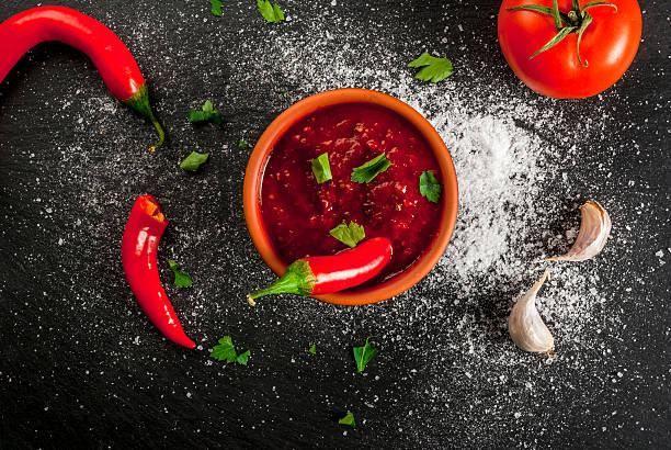 istock Spicy tomato sauce 639452224