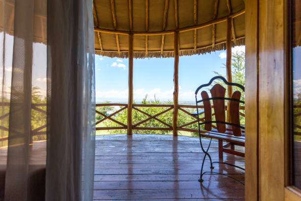 istock Luxury african lodging by Elementaita Lake, Kenya 639456254